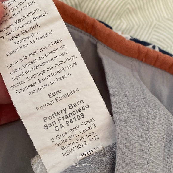 Pottery Barn Pia Medallion Euro shams - Picture 5 of 6